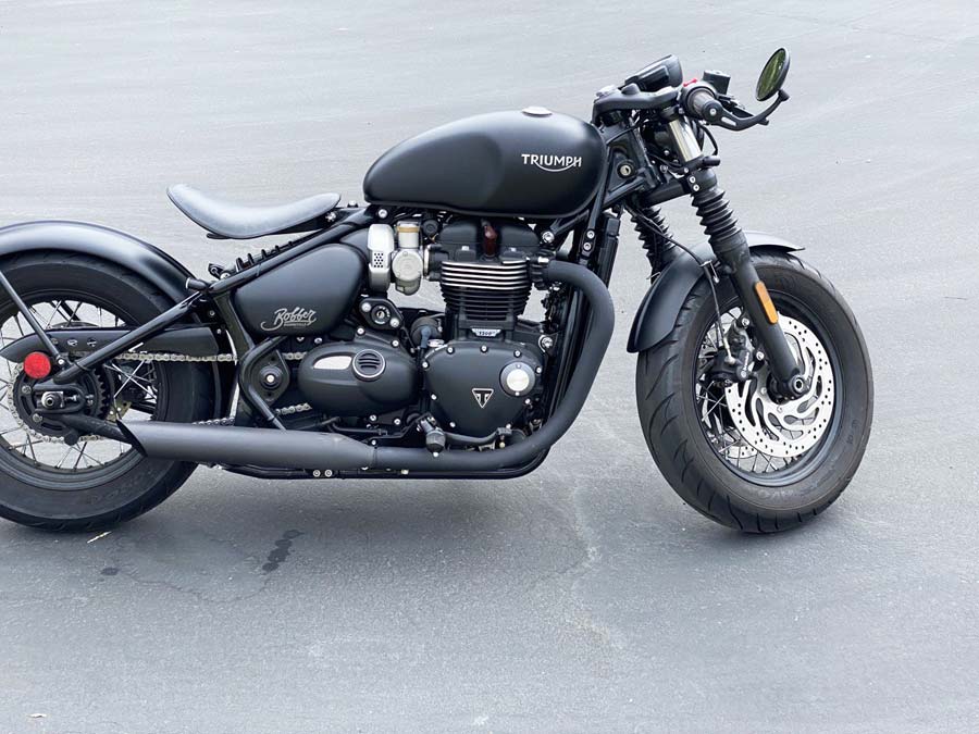 Bobber Style Motorcycle